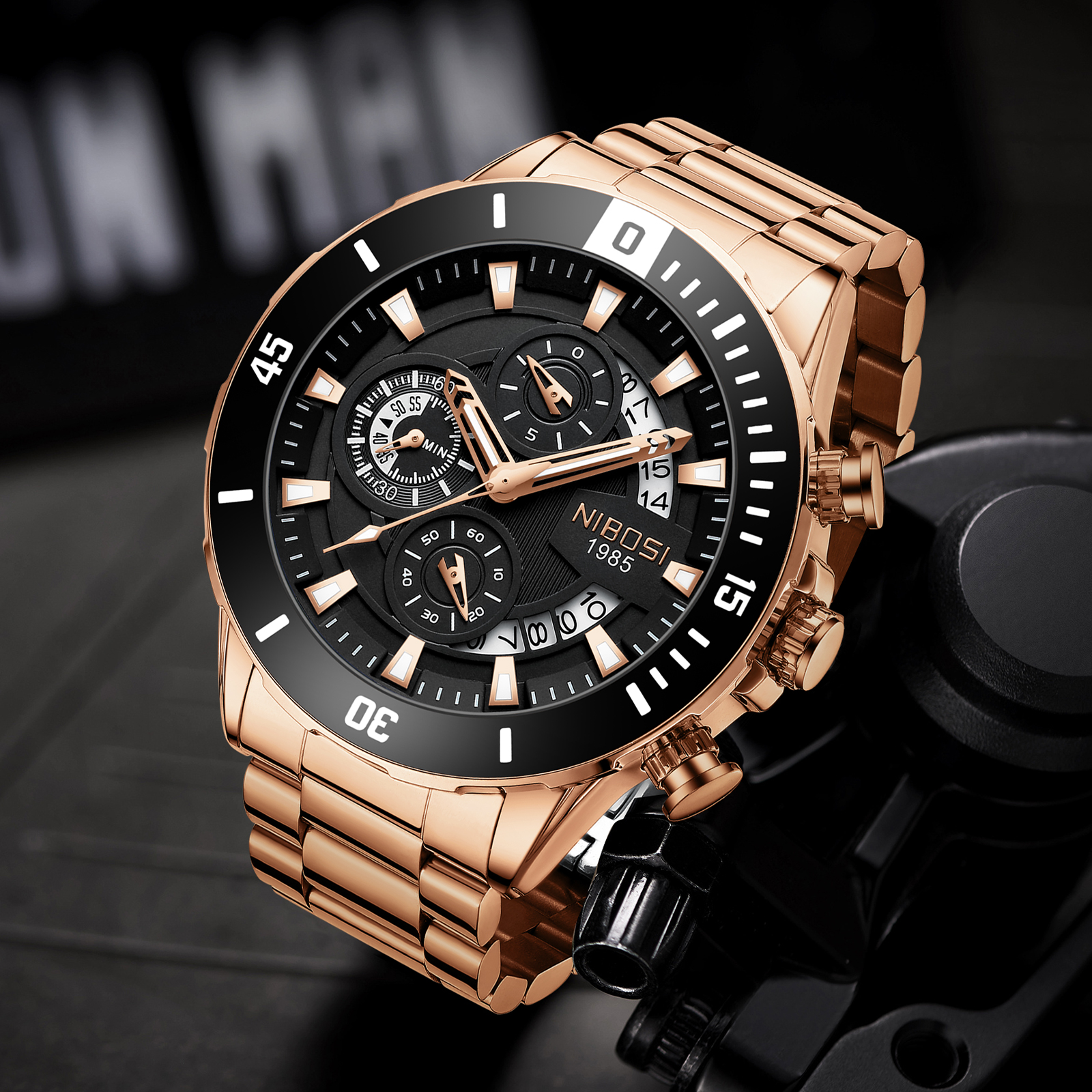 Luxury Quartz Watch Brands - NIBOSI New Men's Watches Top Brand