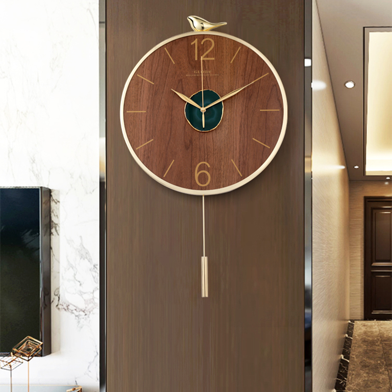 Nordic Wall Clock Metal Agate  - Luxury Watch Europe avis et prix