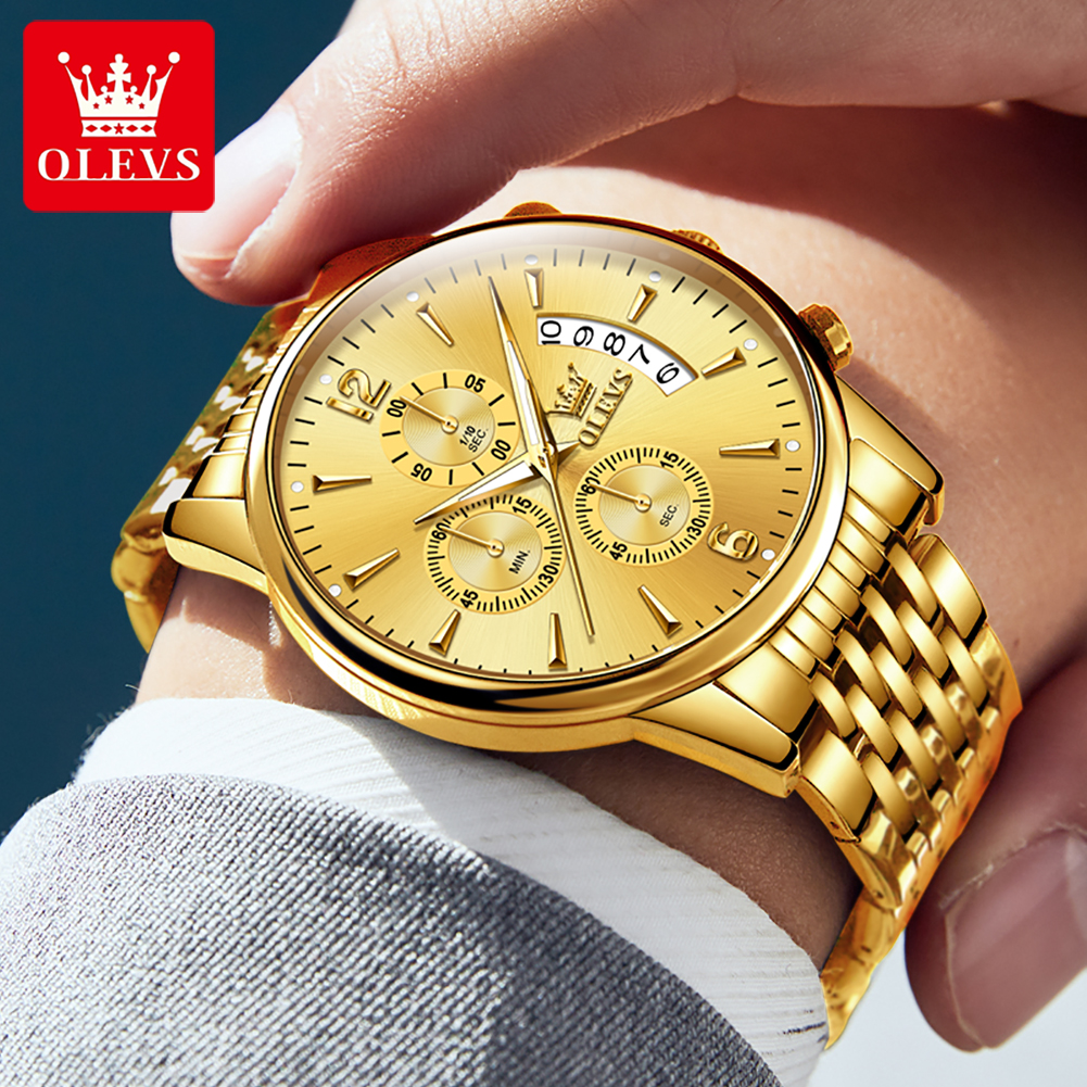 OLEVS luxury brand men's watch - Luxury Quartz Watch Brands avis et prix
