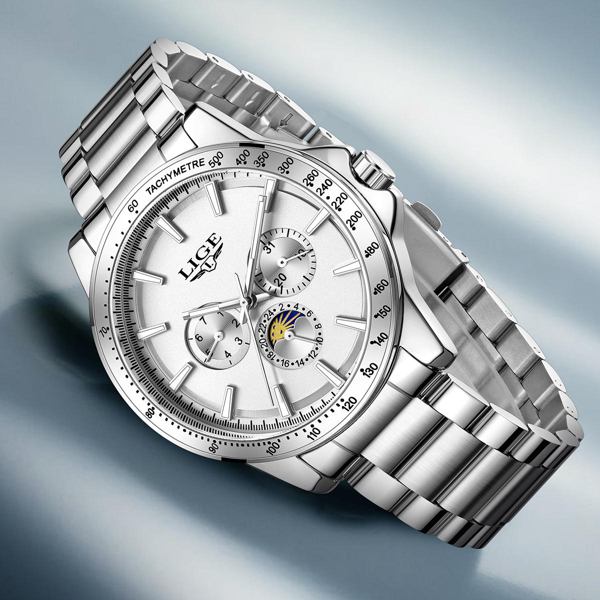 LIGE Top Brand Luxury Quartz M - Luxury Watch Business avis et prix