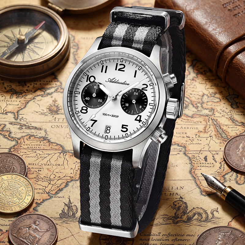 ADDIESDIVE Man Watch VK64 Quar - Zero Luxury Watch avis et prix