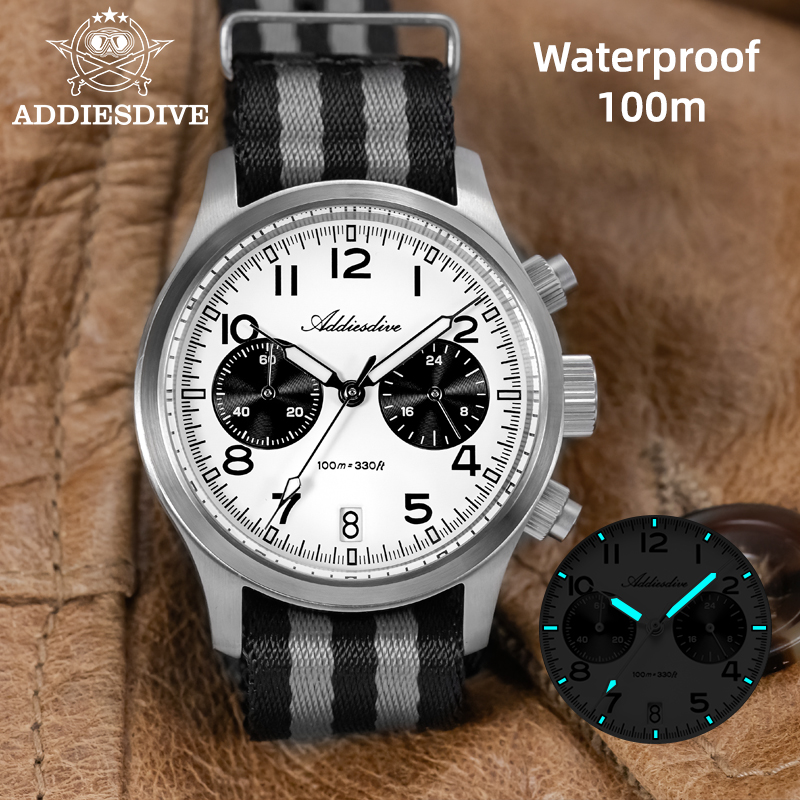 ADDIESDIVE Man Watch VK64 Quar - Zero Luxury Watch avis et prix