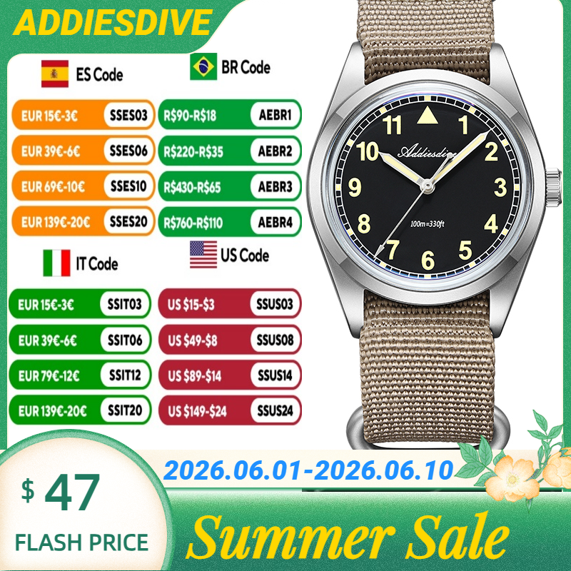 ADDIESDIVE Super Luminous Bubb - Luxury Watch It avis et prix