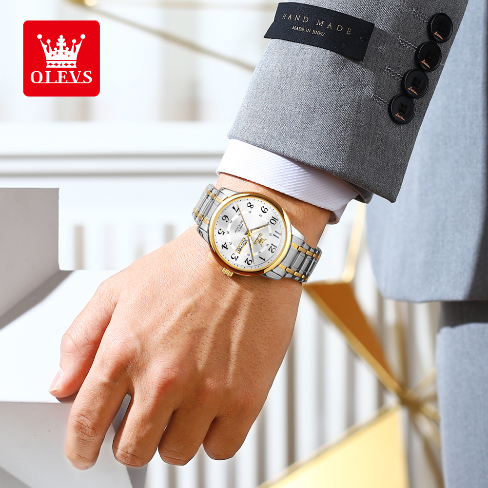 OLEVS Casual fashion men's wat - Luxury Quartz Watch Brands avis et prix