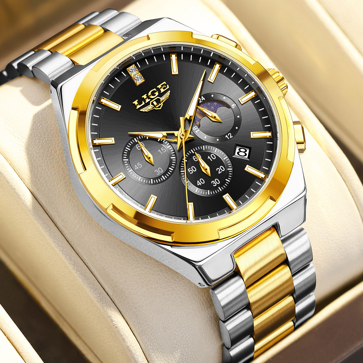 LIGE Classic Business Man Watc - Luxury Watch Business avis et prix