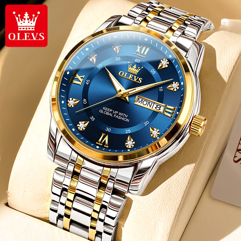 OLEVS 5513 Man Watch Stainless - Luxury Watch Business avis et prix