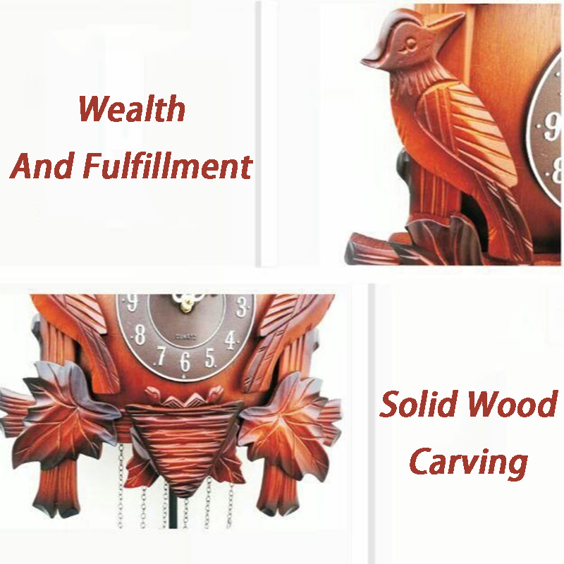 Cuckoo Wall Clock Solid Wood C - Luxury Watch Europe avis et prix