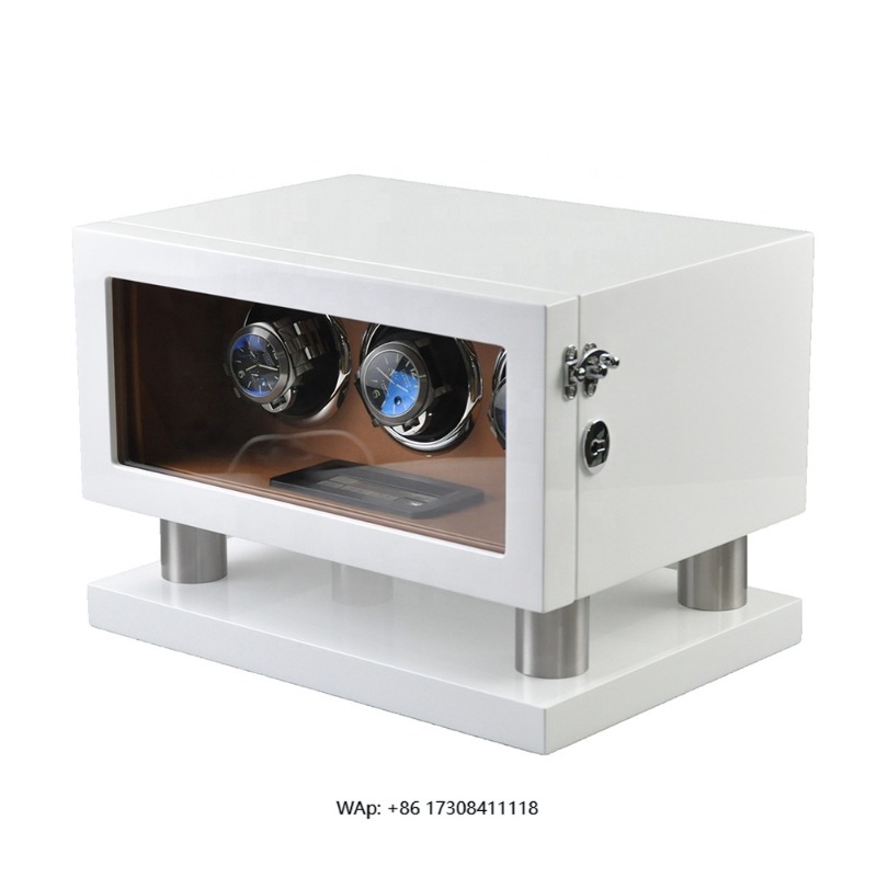 White Brown Leather Controller - Luxury Watch Winder avis et prix