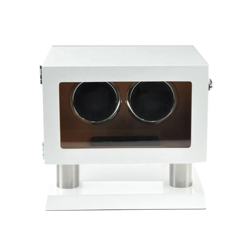 White Brown Leather Controller - Luxury Watch Winder avis et prix