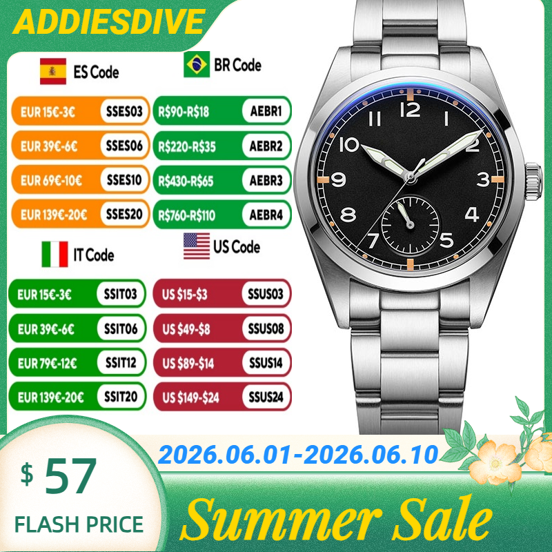 ADDIESDIVE Stainless Steel Jap - Luxury Watch It avis et prix