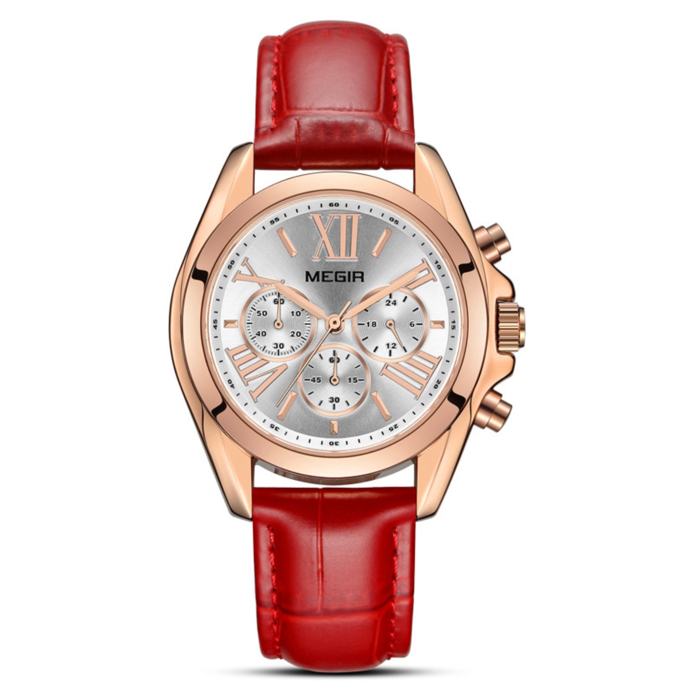 MEGIR New Luxury Leather Watch - Luxury Quartz Watch Brands avis et prix