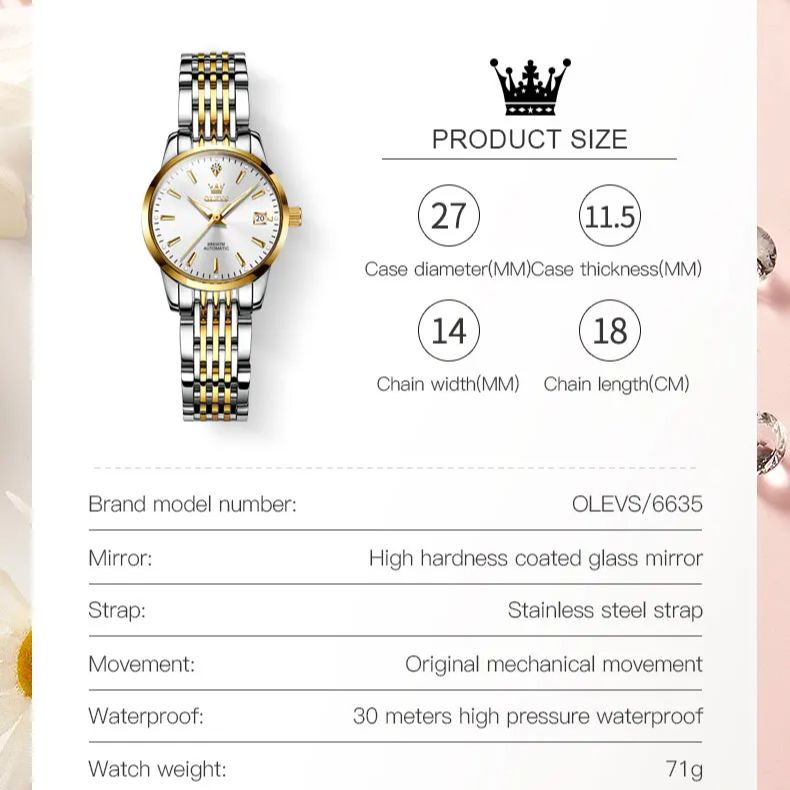 OLEVS Automatic Watch for Wome - Luxury Watch Winder avis et prix