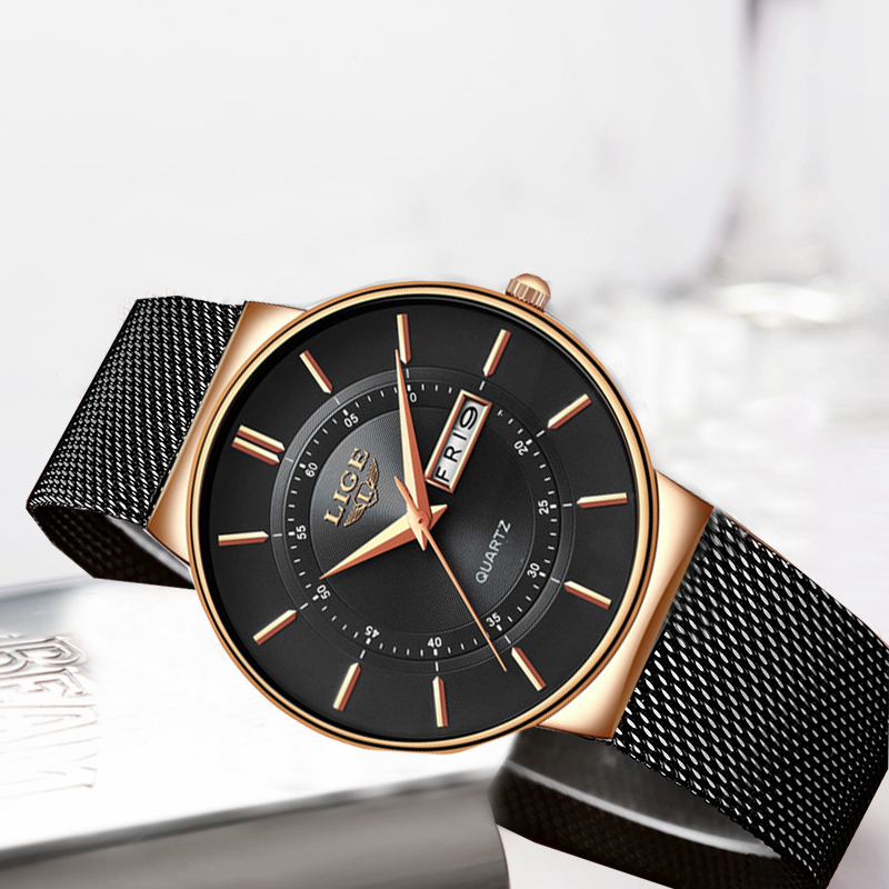 LIGE Women Watches Luxury Bran - Luxury Quartz Watch Brands avis et prix