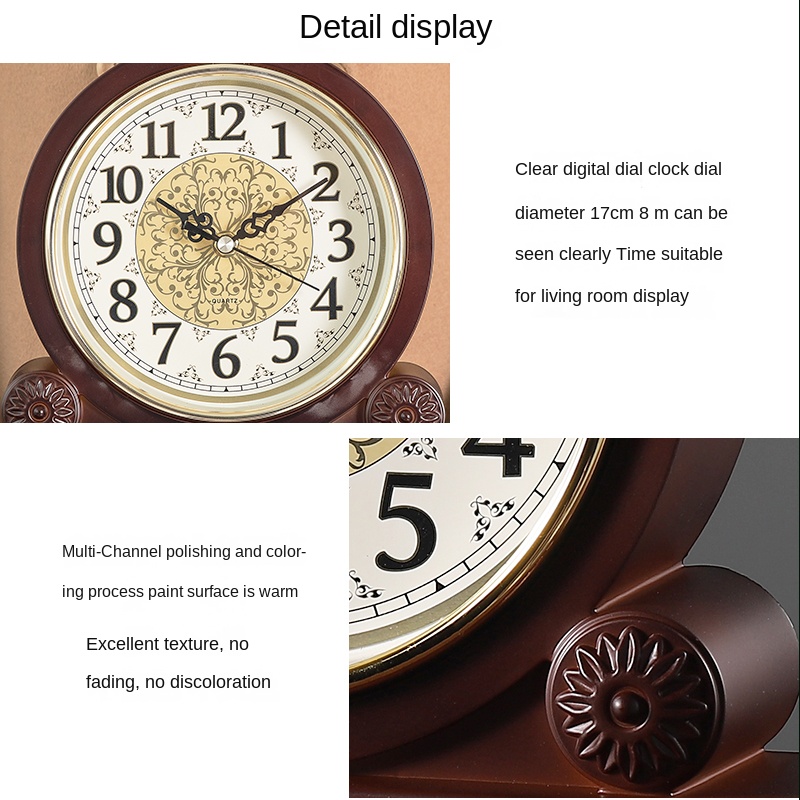 Desktop Table Clock Retro Sile - Luxury Watch Europe avis et prix