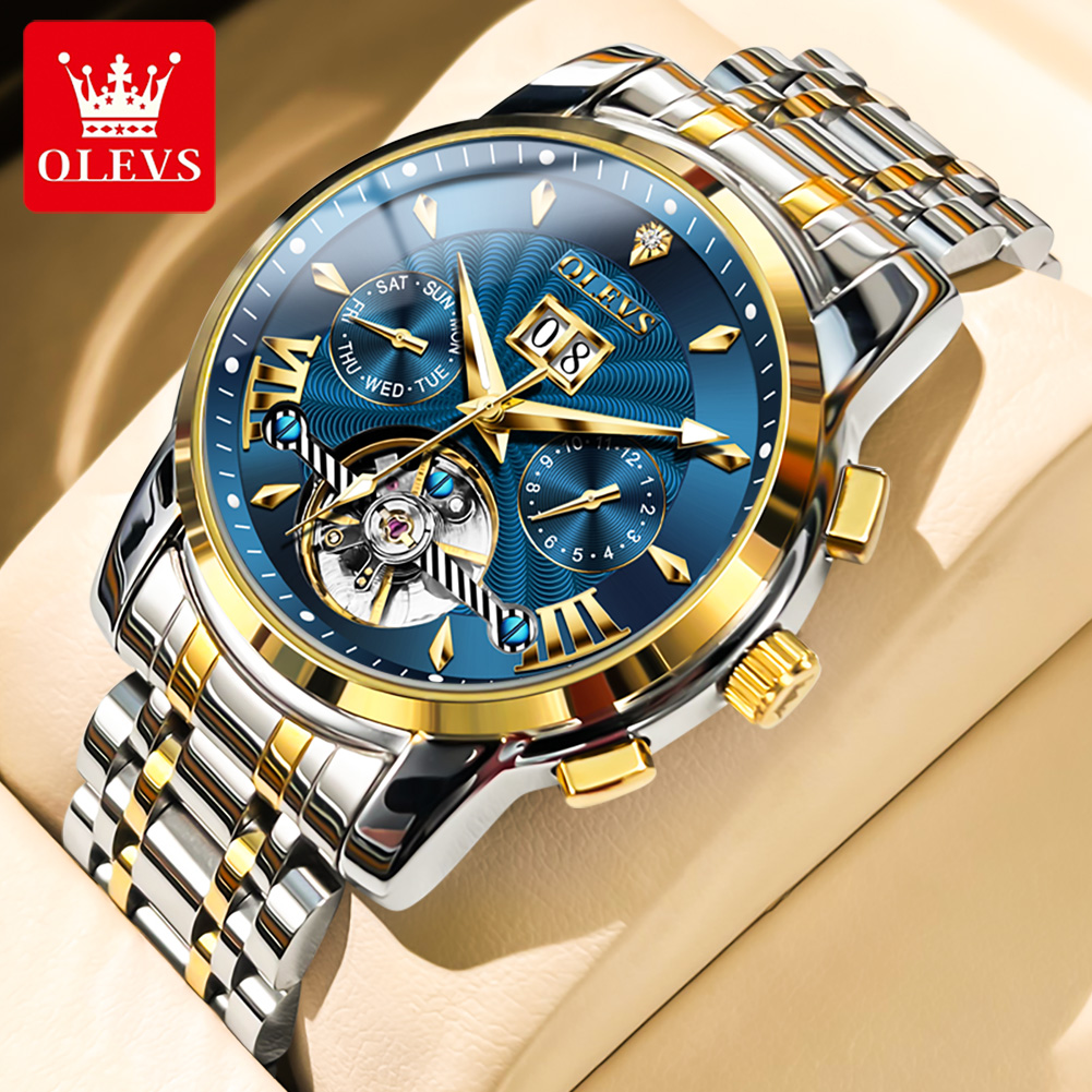 OLEVS Men Watches Luxury Fashi - Luxury Watch Business avis et prix