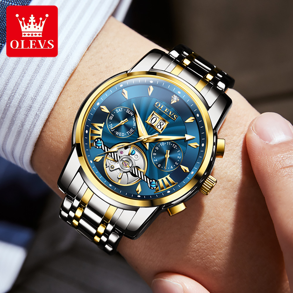 OLEVS Men Watches Luxury Fashi - Luxury Watch Business avis et prix