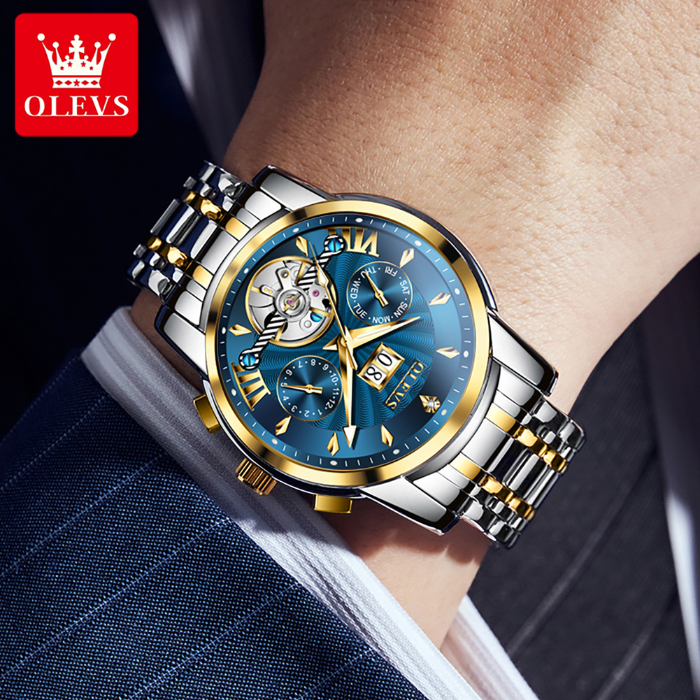 OLEVS Men Watches Luxury Fashi - Luxury Watch Business avis et prix