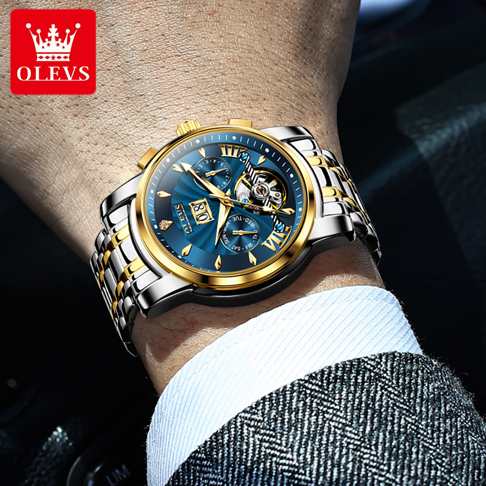 OLEVS Men Watches Luxury Fashi - Luxury Watch Business avis et prix