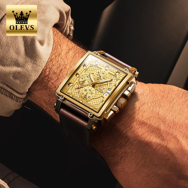 OLEVS brand mens watches water - Luxury Quartz Watch Brands avis et prix