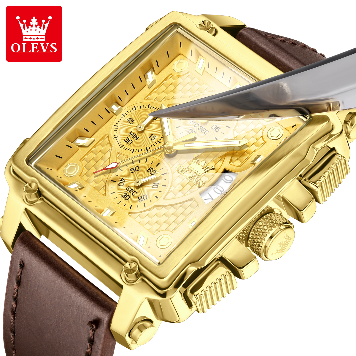 OLEVS brand mens watches water - Luxury Quartz Watch Brands avis et prix