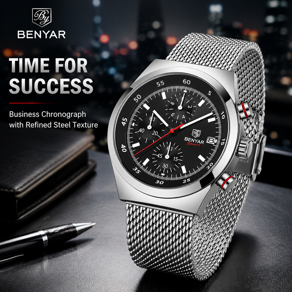 BENYAR Top Luxury Brand Men's  - Luxury Watch Business avis et prix